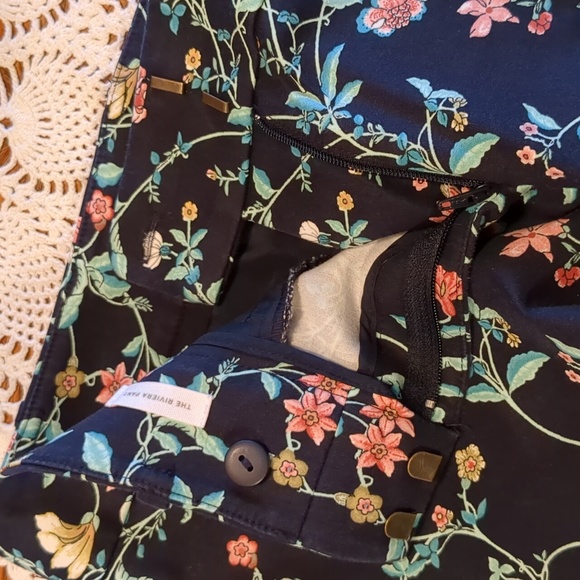 Loft Julie Fit The Riviera Pant Front and Back Welt Pockets Vented Hem Size 2P - Picture 7 of 16